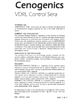 VDRL Control Sera